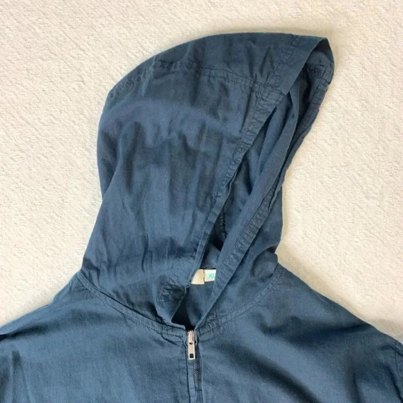 Fresh Produce Women's Long Sleeve Full Zip Jacket Blue Hoodie Size X-Large VGUC - Picture 9 of 16